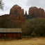 Red Rocks with Barn
