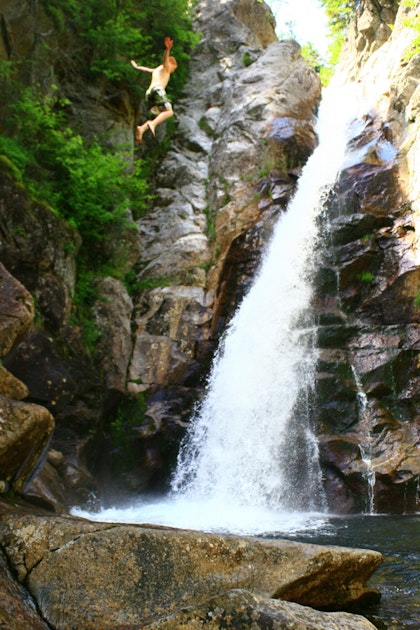 Cliff Jumping 3 Glen Ellis Falls, New Hampshire