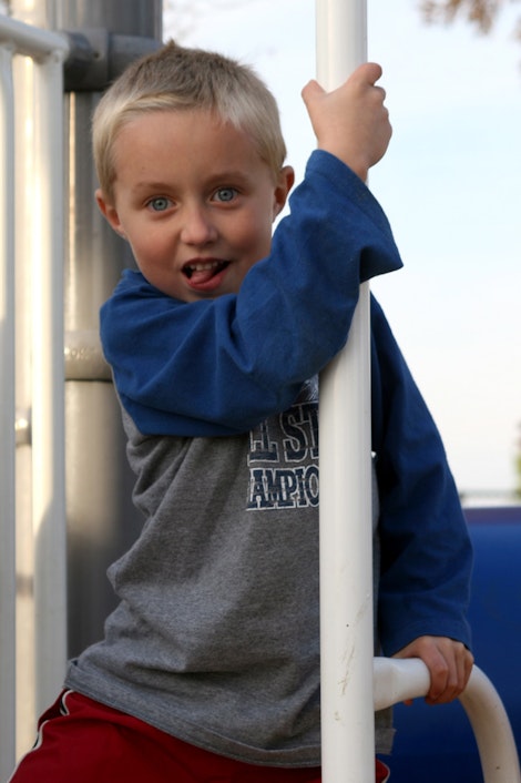 Tyler on the Playground